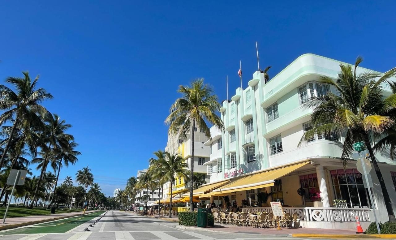 Beachfront Apt In Carlyle Hotel On Ocean Drive Miami Beach Exterior foto