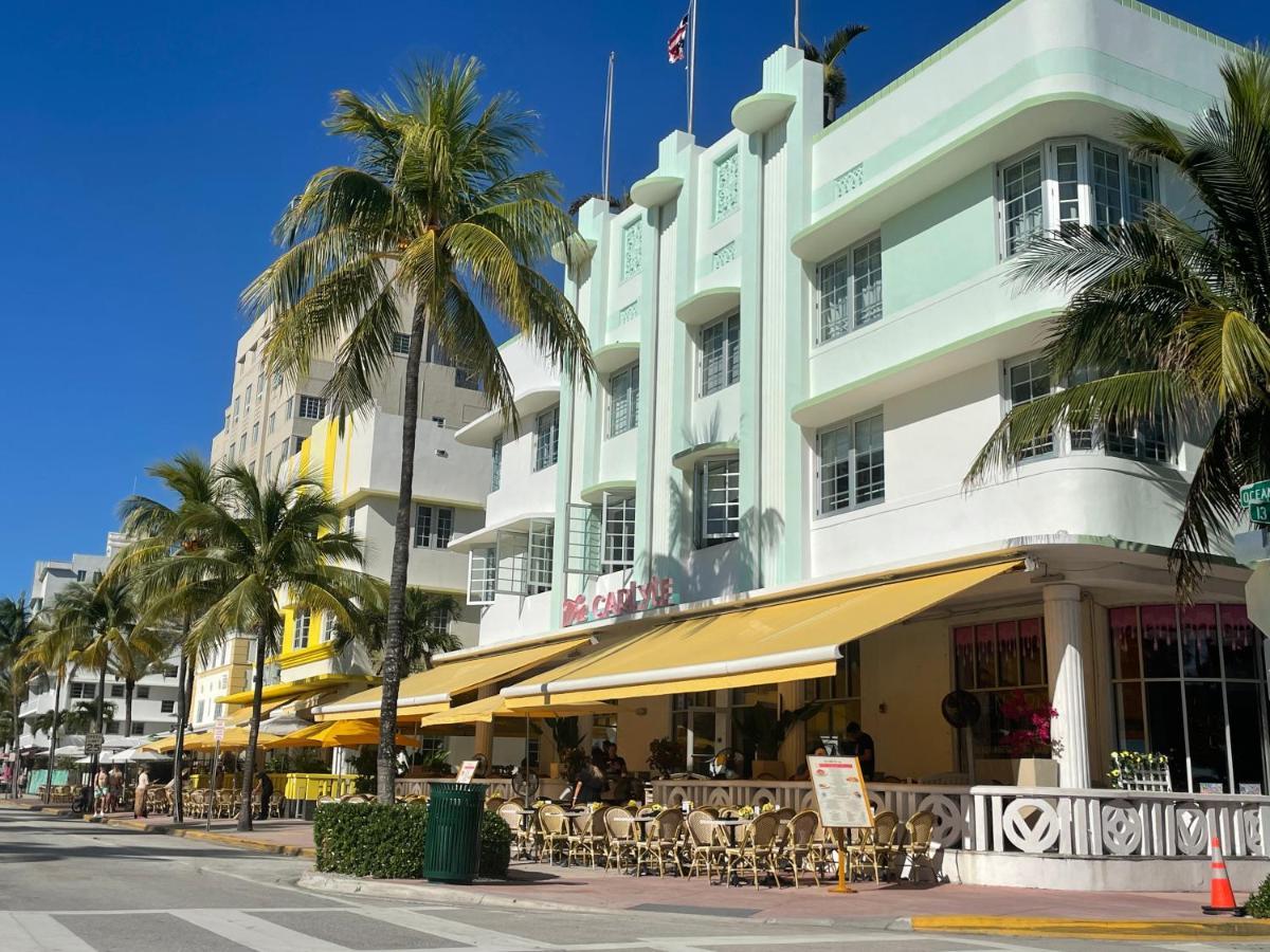 Beachfront Apt In Carlyle Hotel On Ocean Drive Miami Beach Exterior foto